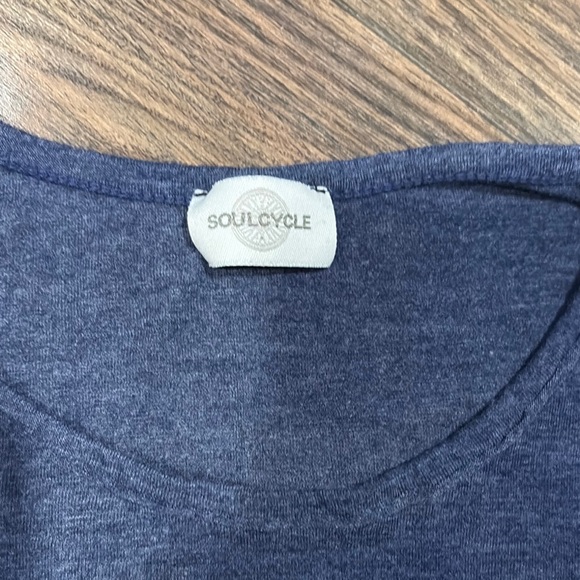 Navy Blue Graphic Tank Top by Soulcycle (size small) - Picture 2 of 4